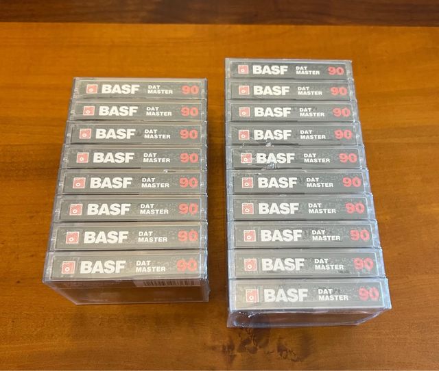 18 tape cinta DAT Master BASF 90 minutos