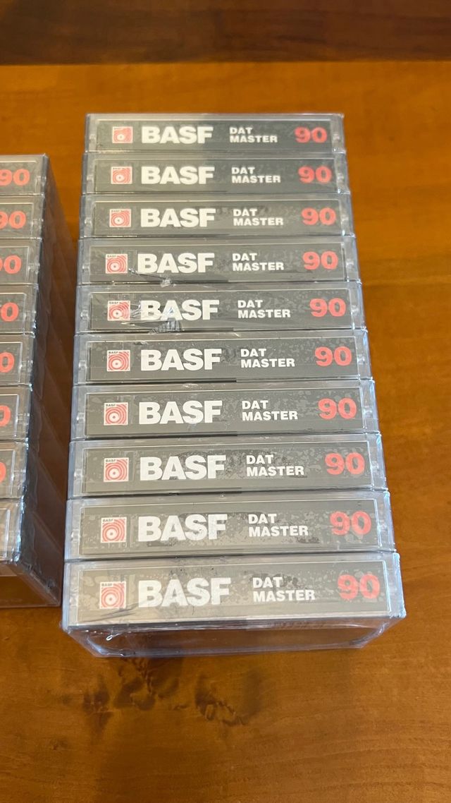 18 tape cinta DAT Master BASF 90 minutos