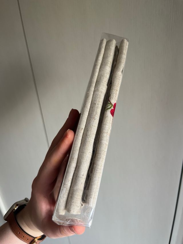 Set 2 strofinacci in tela di lino