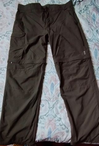 Pantalon trekking hombre convertible