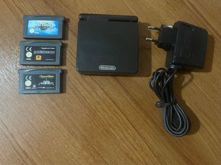 Game boy advance sp + Juegos
