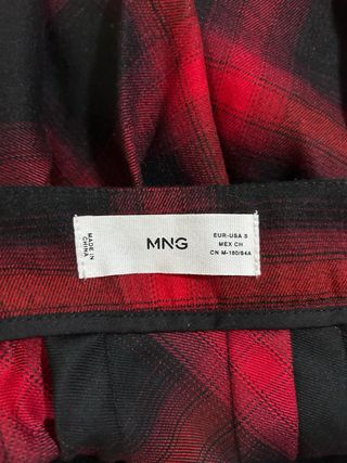 Falda a cuadros de Mango Talla S (36)