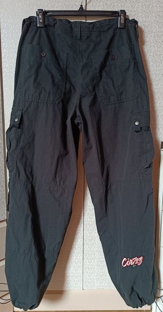 Pantalón negro cargo vintage Nike Cortez nuevo