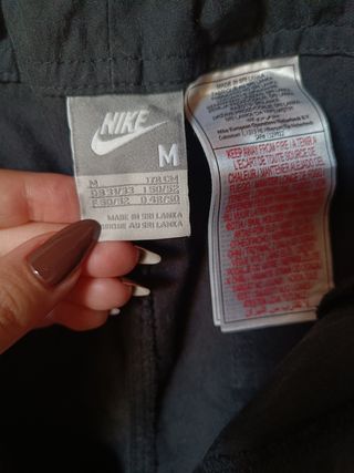 Pantalón negro cargo vintage Nike Cortez nuevo