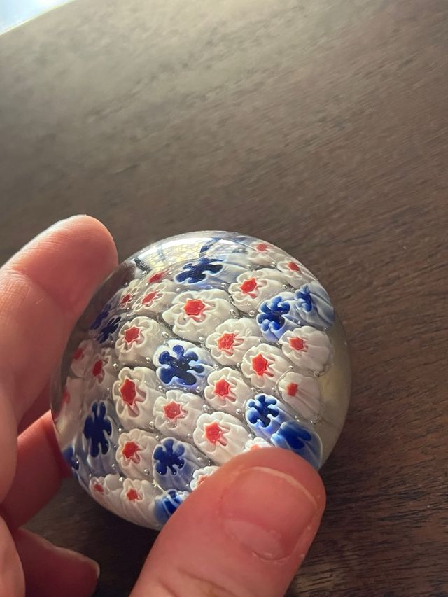 OFFERTA Fermacarte vetro di murano