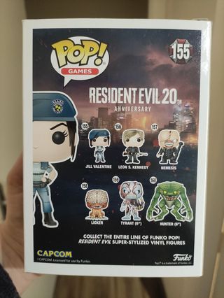 Funko pop ganes resident evil jill v