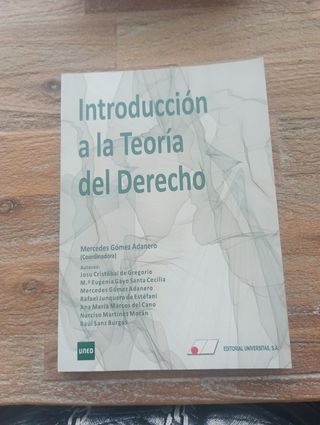 Introducción a la teoría del derecho UNED