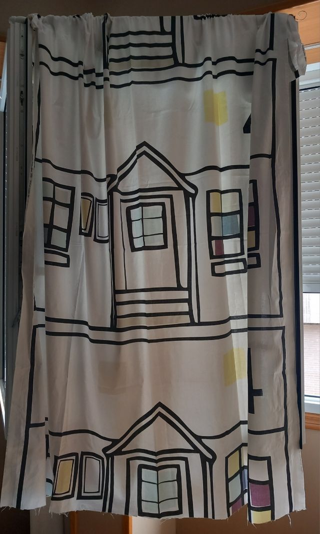 Tela Ikea cortina infantil