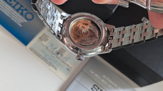 Seiko Presage hombre Cocktail Automático 4R35 Azul