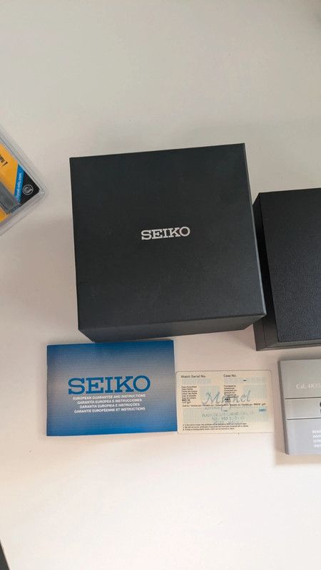 Seiko Presage hombre Cocktail Automático 4R35 Azul