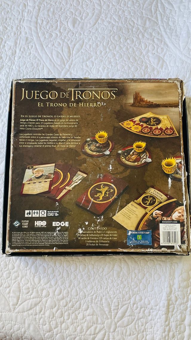 Lote juegos de mesa (Juego de tronos)