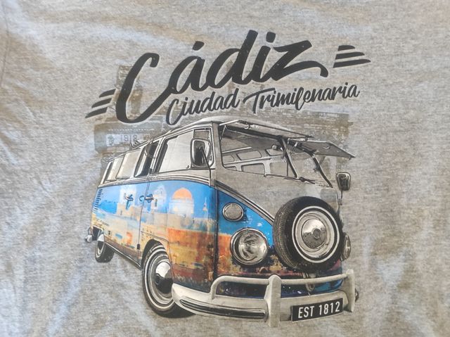 Camiseta gris Cadiz