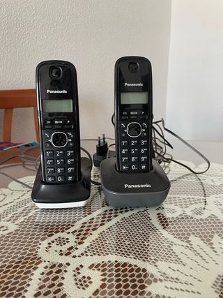 Telefono fijo inalambrico (dos unidades)