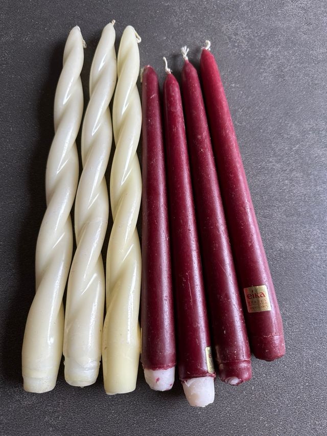 Portacandele in metallo lavorato (candele omaggio)