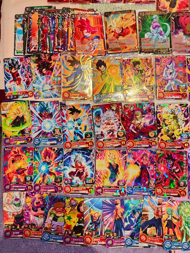 Gran lote cartas promo dragón ball heroes