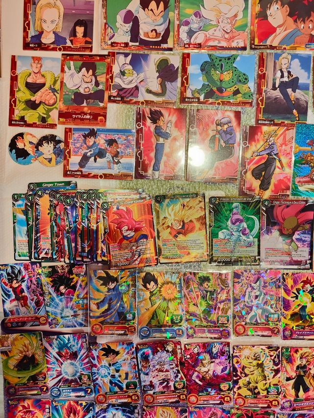 Gran lote cartas promo dragón ball heroes