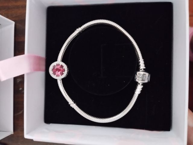 Pulsera de Pandora  con Rubi