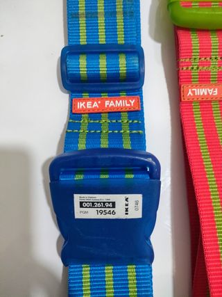 Due cinghie per bagagli IKEA 
