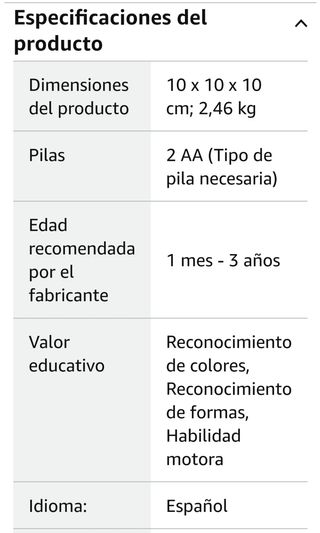 Gimnasio de bebés marca Vtech