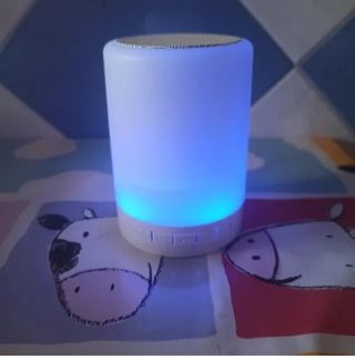 ALTAVOZ CON BLUETOOTH Y LUZ DE COLORES