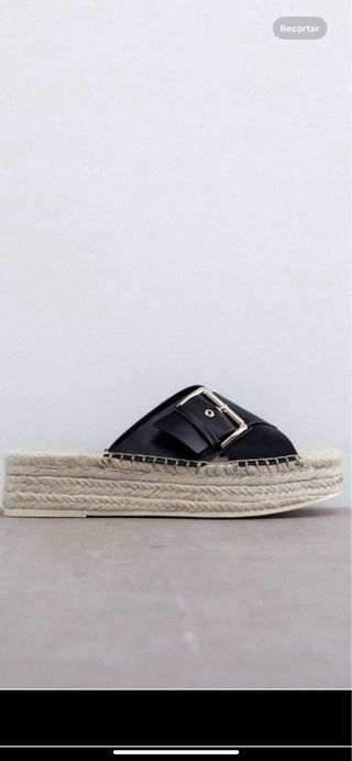 Sandalias Cuña Yute Zara