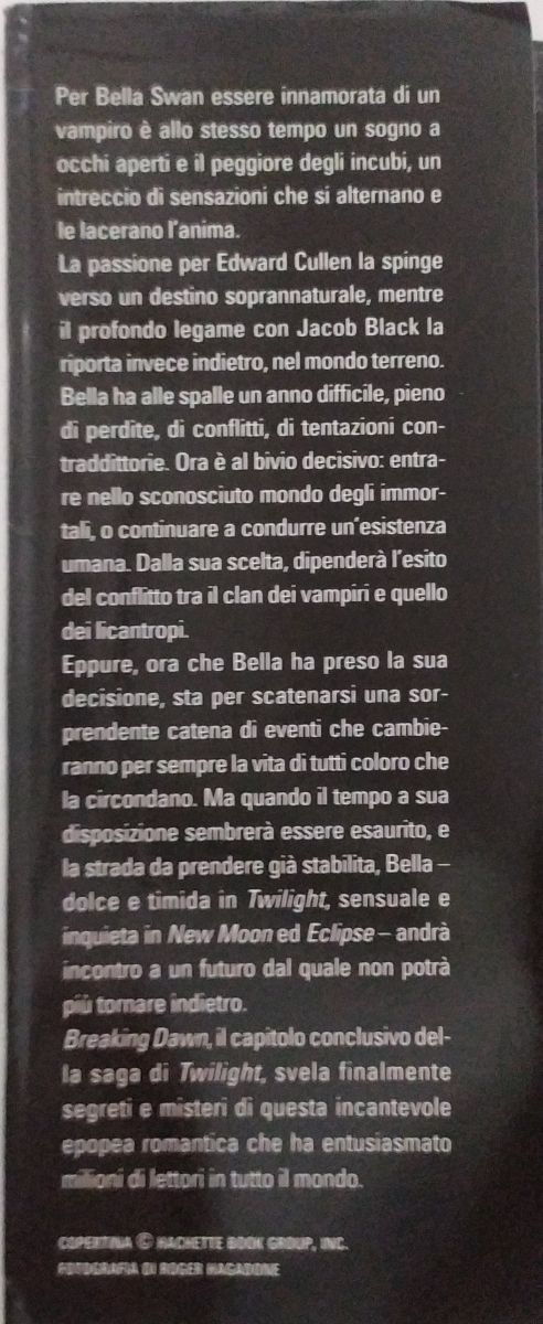 Libro breaking Dawn Stephanie Meyer