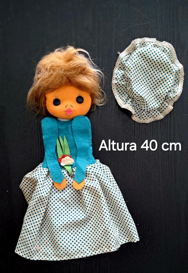 Muñecos años 70 Rosalino, Berriche y Flora