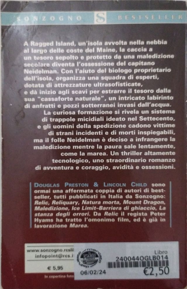 Marea Douglas preston e Lincoln Childild
