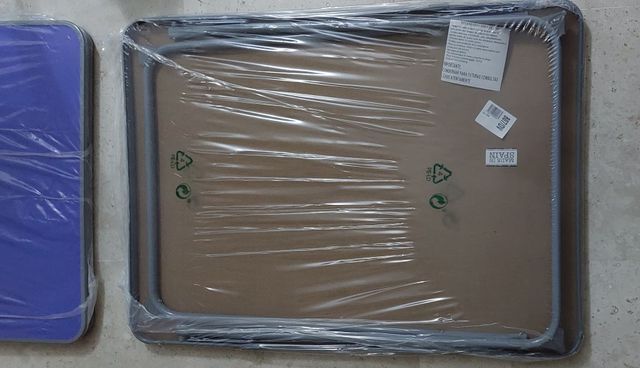 Mesa plegable azul 80 x 60 jardín, camping...