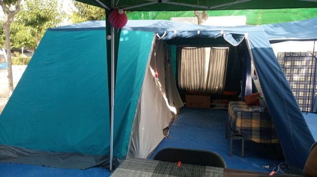 Tienda camping chalet