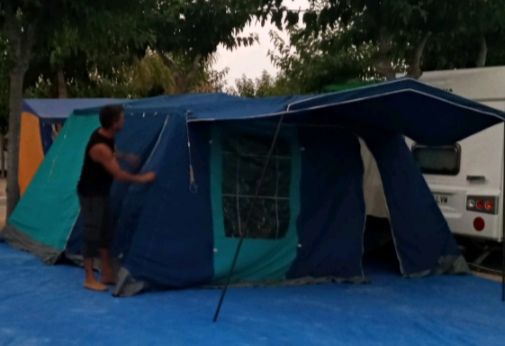 Tienda camping chalet