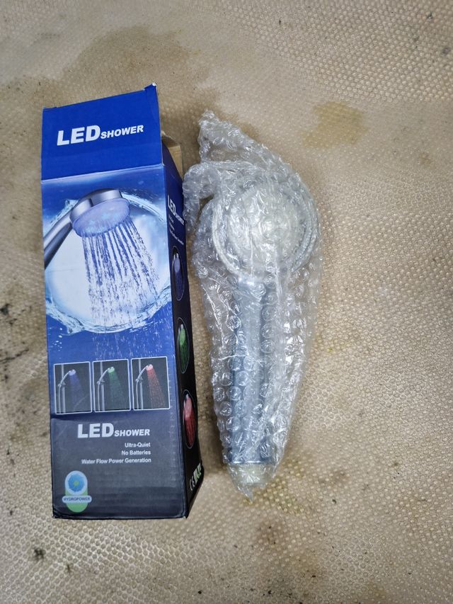 Cabezal ducha led