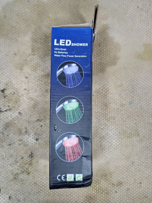 Cabezal ducha led