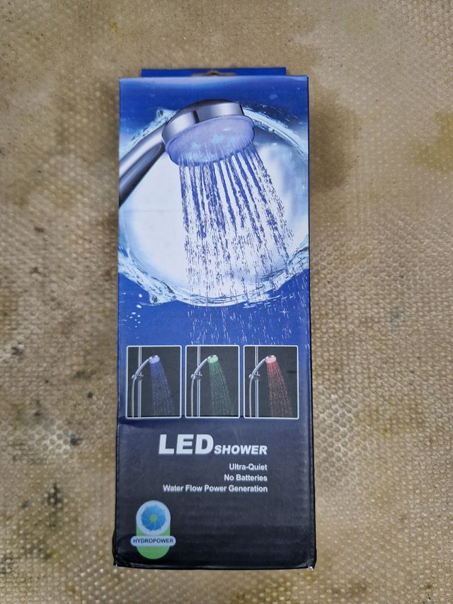 Cabezal ducha led