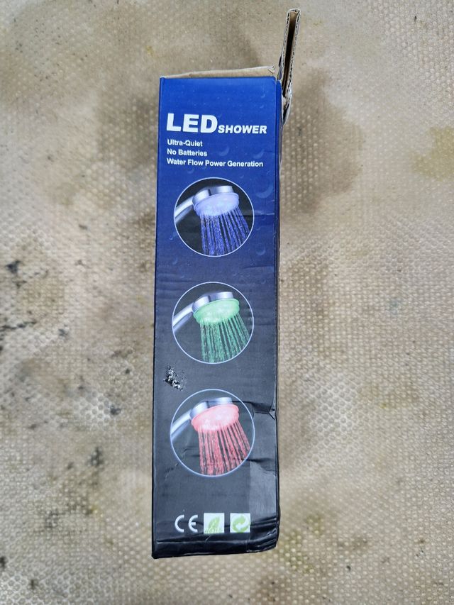 Cabezal ducha led