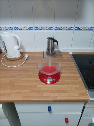 Báscula de cocina. My poco uso.
