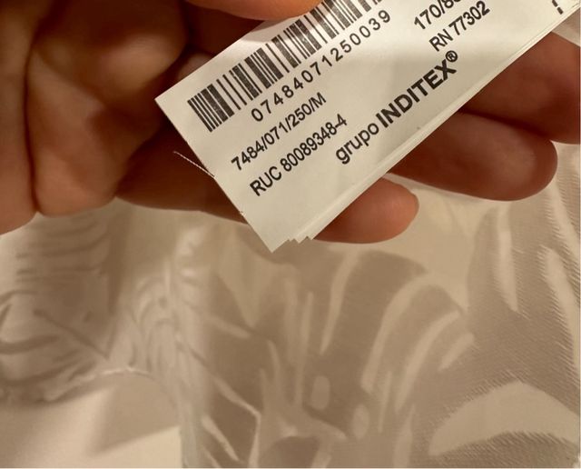 Camisa semitransparente