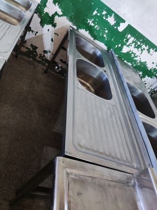 FREGADERO INDUSTRIAL INOXIDABLE 1,9M