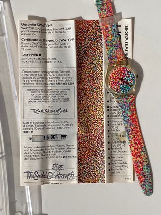 Swatch 1991 “Lots of Dots #2” Alessandro Mendini