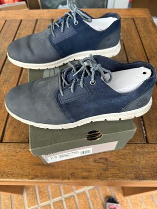 Zapatos piel hombre Timberland azul t41