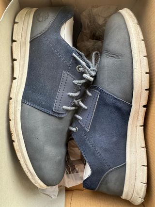 Zapatos piel hombre Timberland azul t41