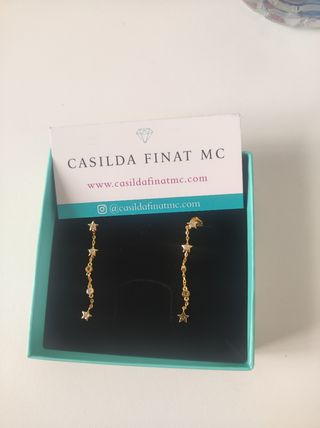 Pendientes Firmamento Blanco