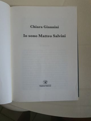 Libro Io sono Matteo Salvini
