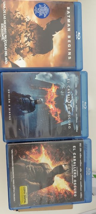 Trilogía Batman caballero oscuro bluray