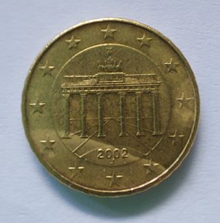 MONEDA 10 CENT.EURO ALEMANIA 2002 "ERROR"