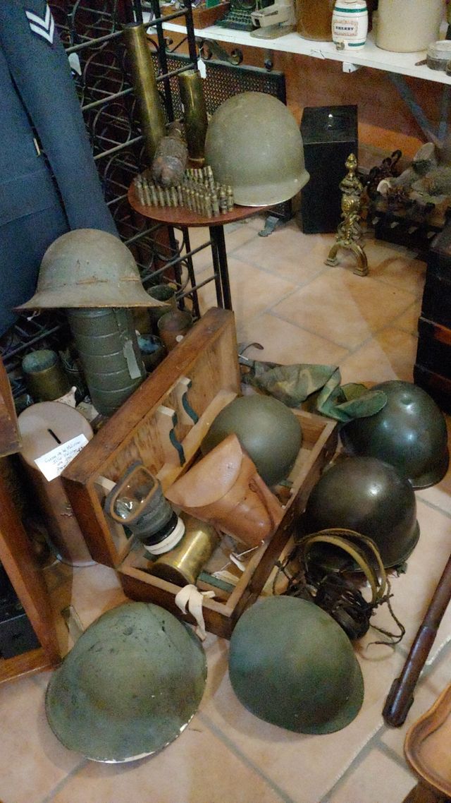 De la I y II G Mundial antiguas piezas decoración