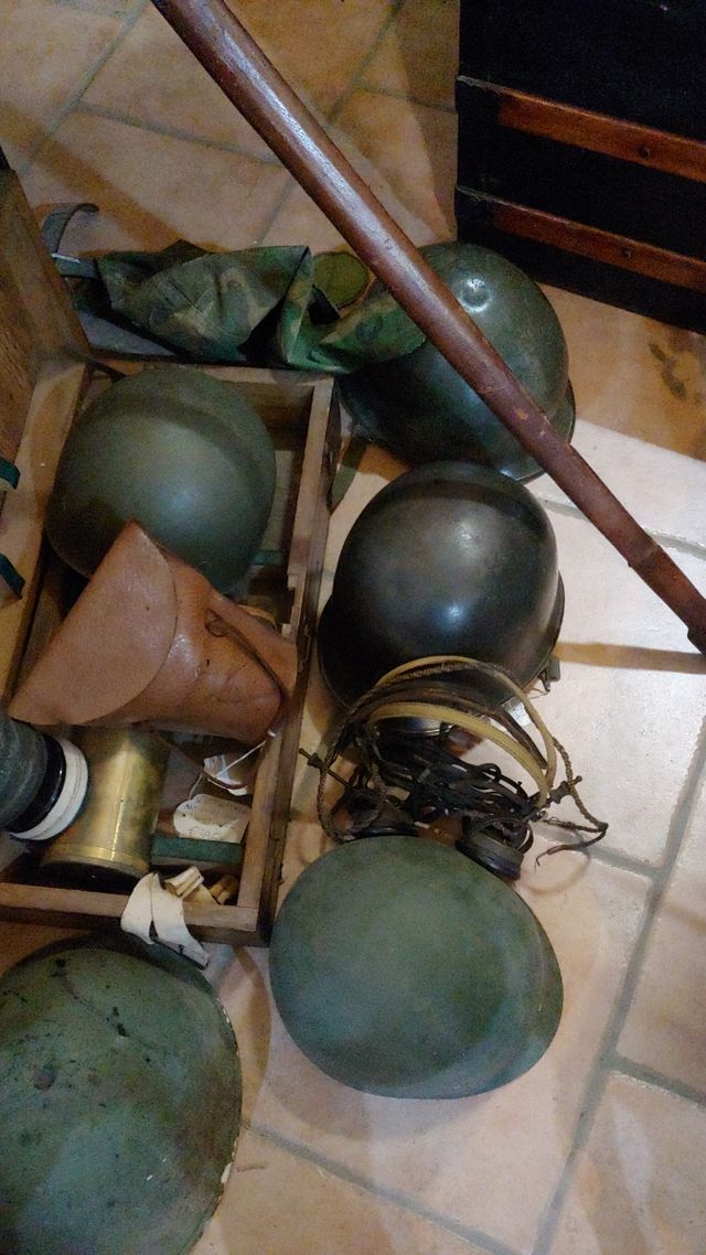 De la I y II G Mundial antiguas piezas decoración