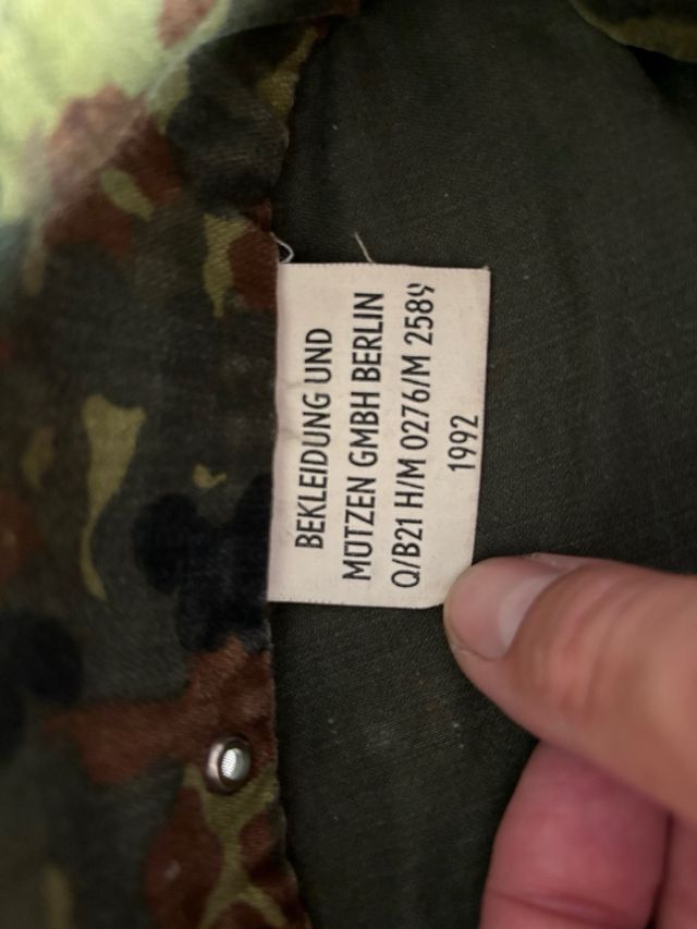 Gorra Flecktarn del Ejercito Alemania