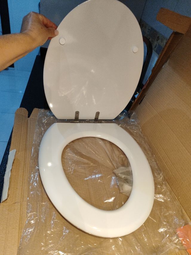 Tapa de WC modelo récord blanco