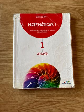 libro matematicas 1ºbach anaya 